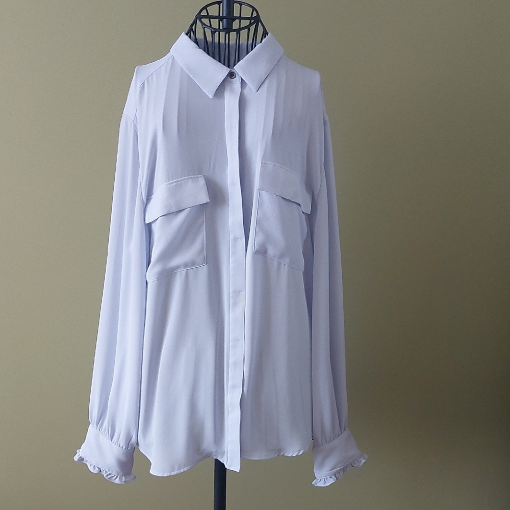 FREE with Bundle. LOFT White Button Down Shirt